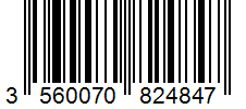 Barcode 3560070824847