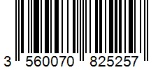 Barcode 3560070825257