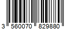 Barcode 3560070829880