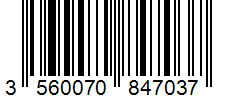 Barcode 3560070847037
