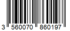 Barcode 3560070860197