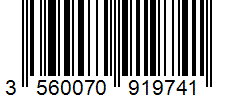 Barcode 3560070919741