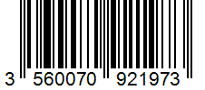 Barcode 3560070921973
