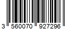 Barcode 3560070927296