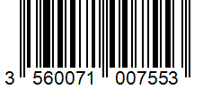 Barcode 3560071007553