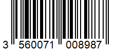 Barcode 3560071008987