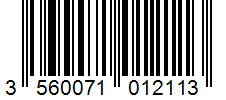 Barcode 3560071012113