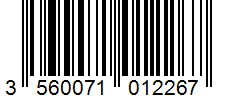 Barcode 3560071012267