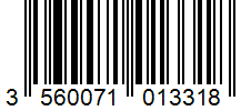 Barcode 3560071013318