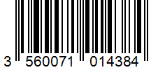 Barcode 3560071014384