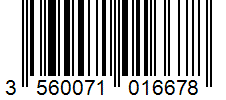Barcode 3560071016678