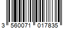 Barcode 3560071017835
