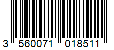 Barcode 3560071018511