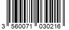 Barcode 3560071030216