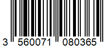 Barcode 3560071080365