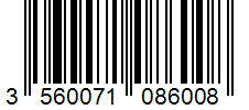 Barcode 3560071086008