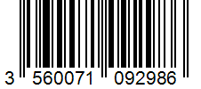 Barcode 3560071092986