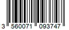 Barcode 3560071093747