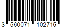 Barcode 3560071102715