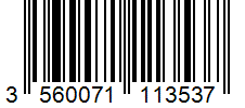 Barcode 3560071113537