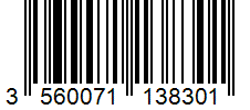 Barcode 3560071138301