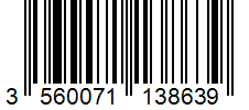 Barcode 3560071138639