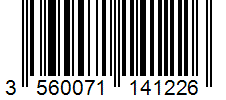 Barcode 3560071141226