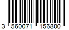 Barcode 3560071156800