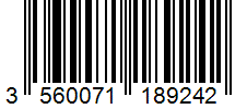 Barcode 3560071189242
