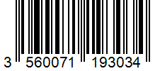 Barcode 3560071193034
