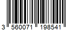 Barcode 3560071198541