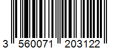 Barcode 3560071203122