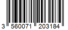 Barcode 3560071203184