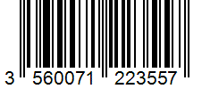 Barcode 3560071223557