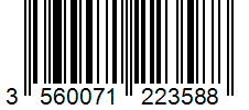 Barcode 3560071223588
