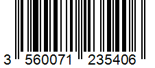 Barcode 3560071235406