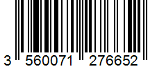 Barcode 3560071276652
