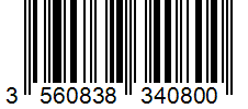 Barcode 3560838340800