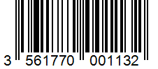 Barcode 3561770001132