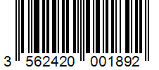 Barcode 3562420001892