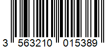 Barcode 3563210015389