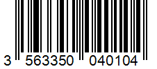 Barcode 3563350040104