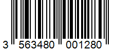 Barcode 3563480001280