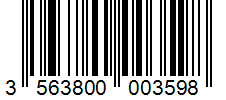 Barcode 3563800003598