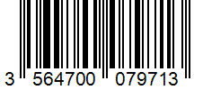 Barcode 3564700079713