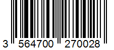 Barcode 3564700270028