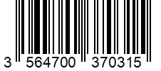 Barcode 3564700370315