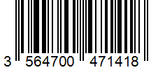 Barcode 3564700471418