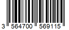 Barcode 3564700569115