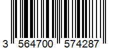 Barcode 3564700574287